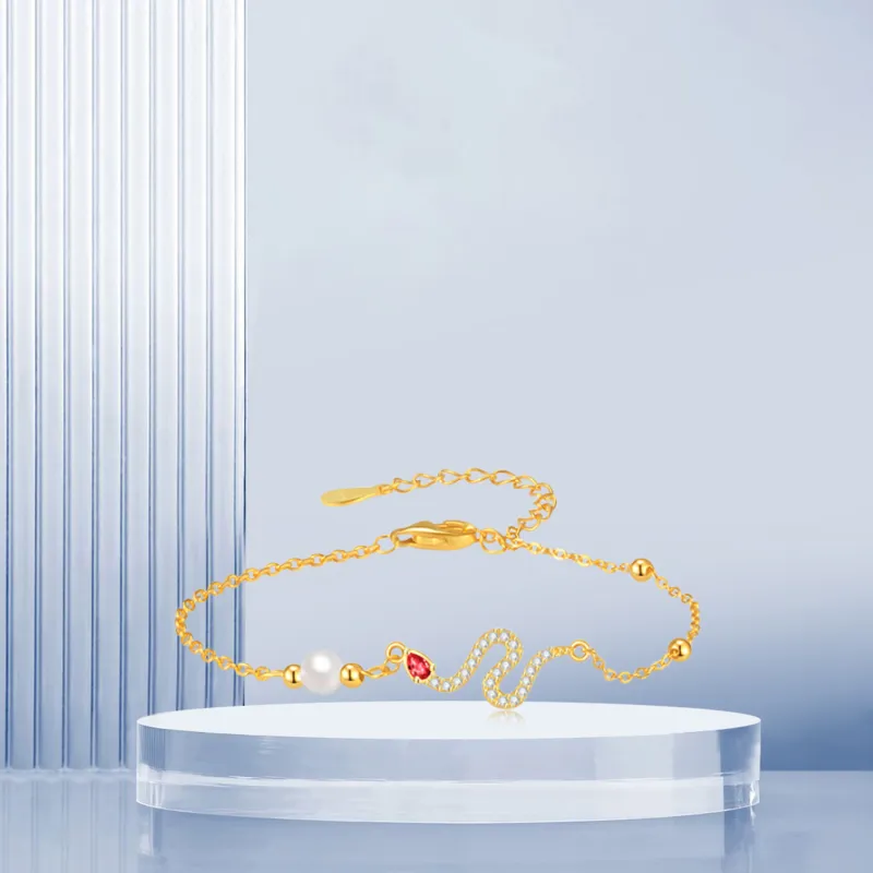 STQ S925 Silver Bracelets Women's Exquisite Box-11