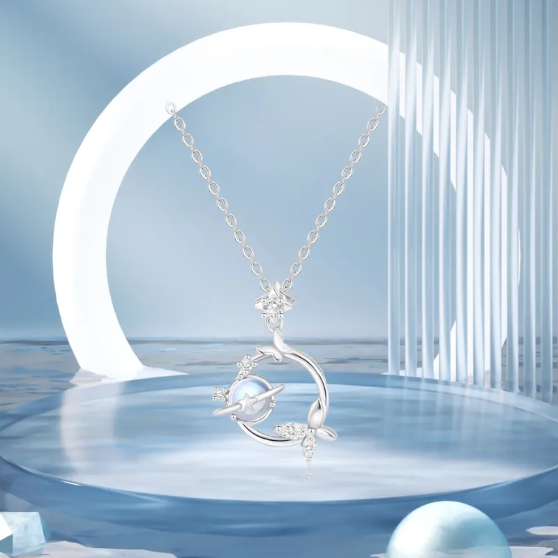 STQ S999 Fine Silver Necklaces Women's Gift Box Set-4