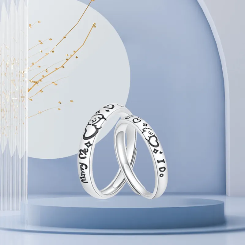 STQ S999 Fine Silver Rings Unisex-1