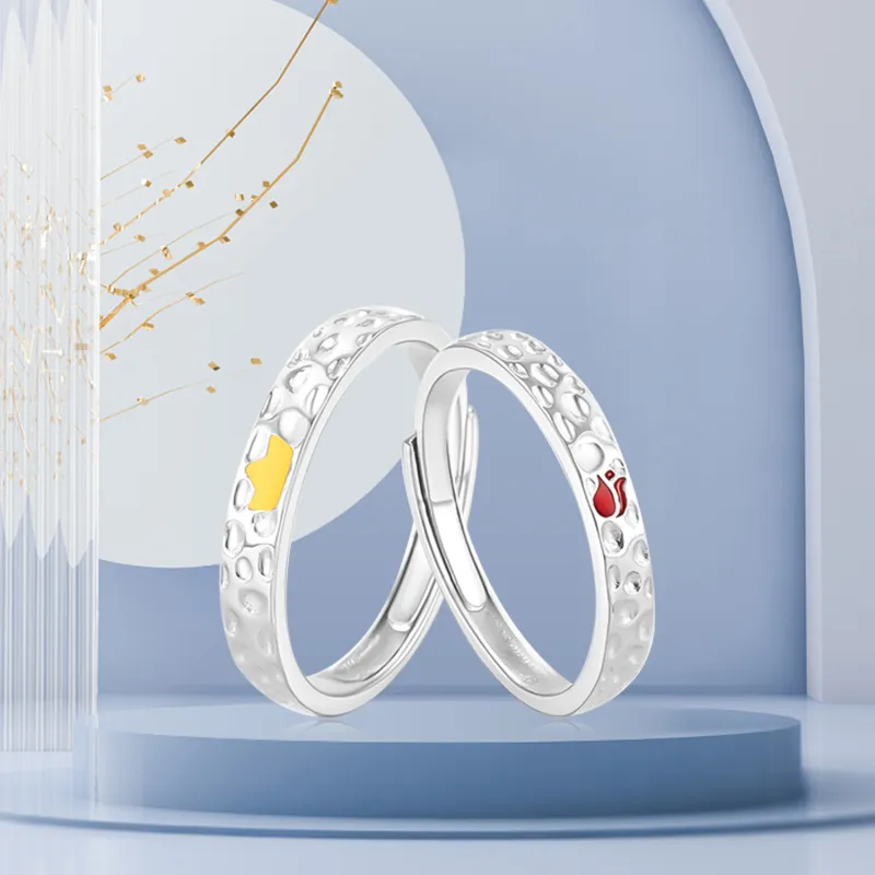 STQ S999 Fine Silver Rings Unisex-5
