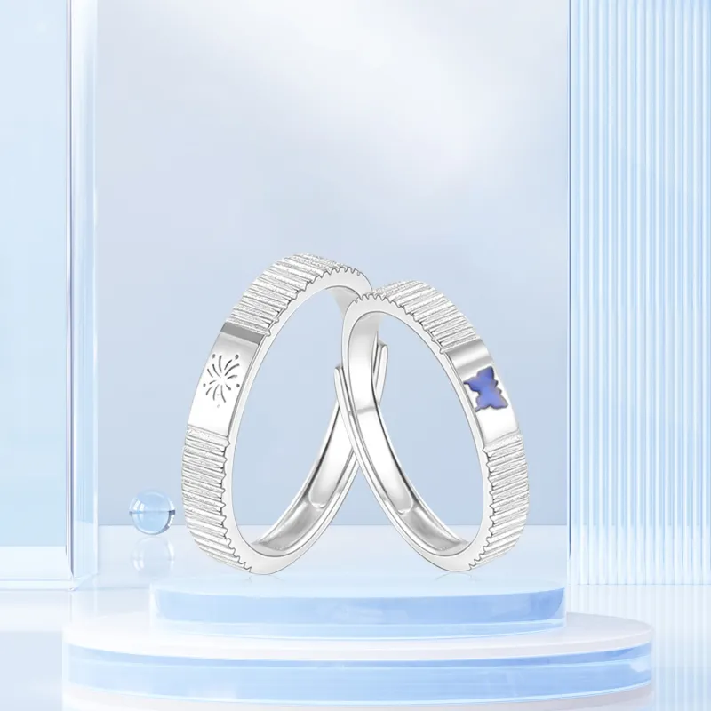 STQ S999 Fine Silver Rings Unisex-4