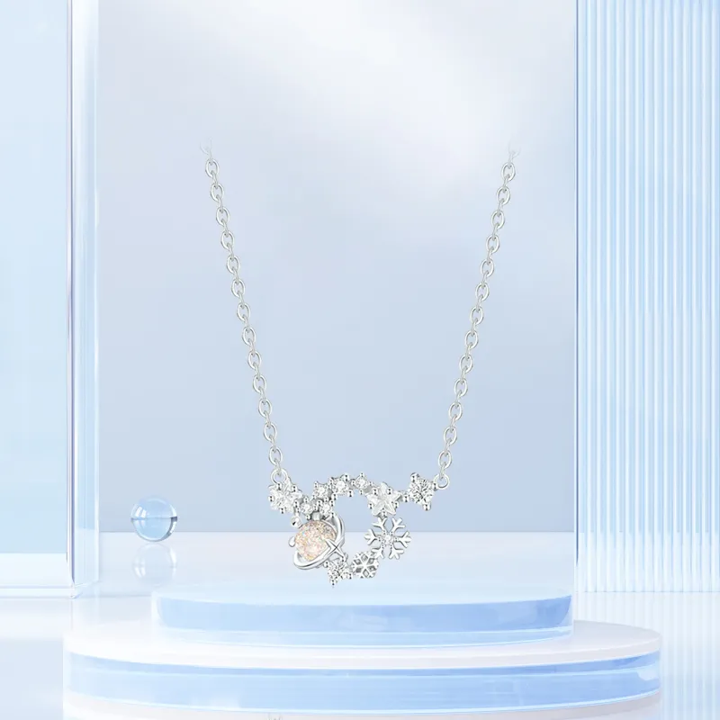STQ S925 Silver Necklaces Women's Gift Box Set-4