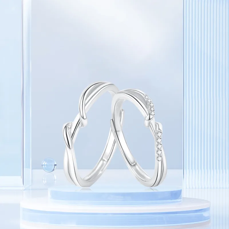 STQ S999 Fine Silver Rings Unisex-2