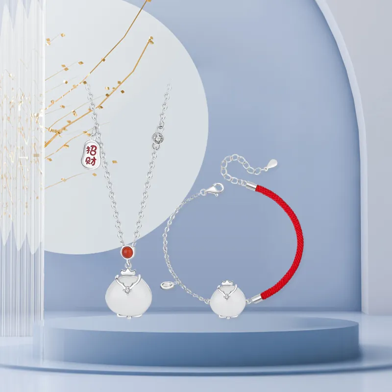 STQ S925 Silver Necklaces Women's Gift Box Set-9