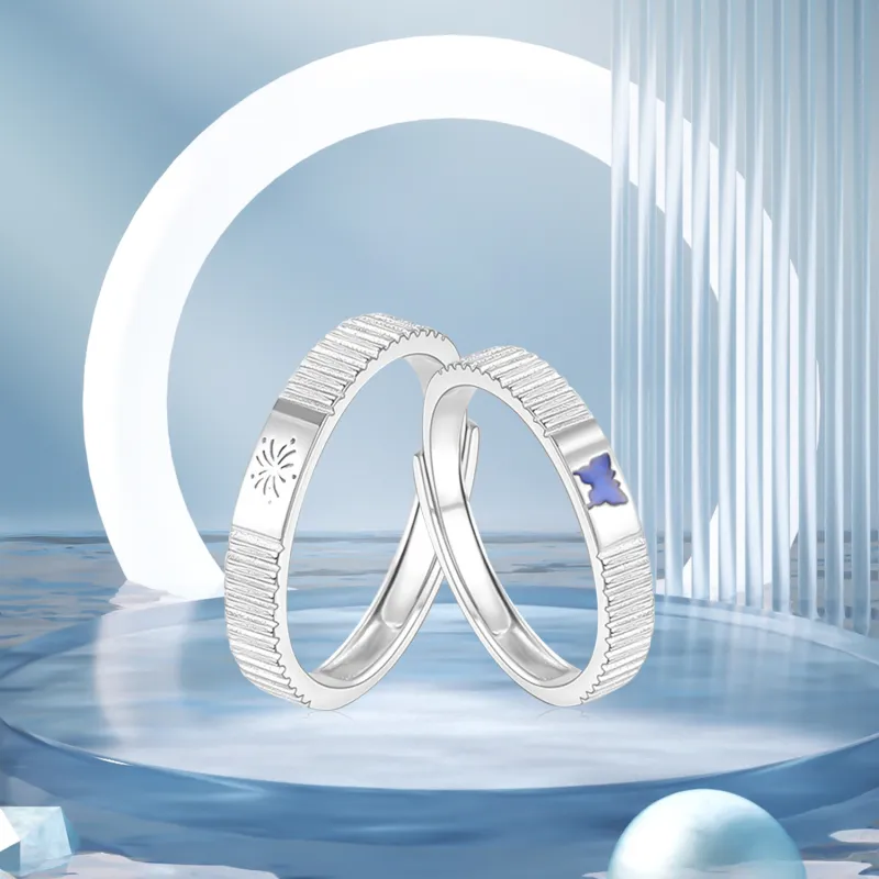 STQ S999 Fine Silver Rings Unisex-2