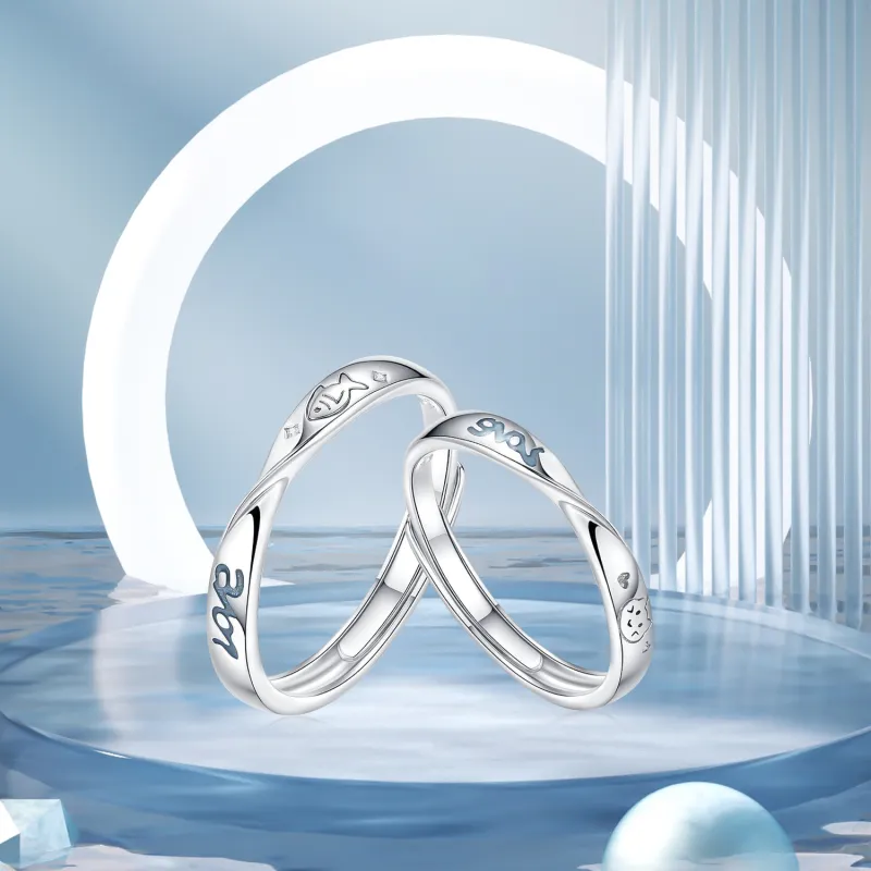 STQ 925 Sterling Silver Rings Unisex-2