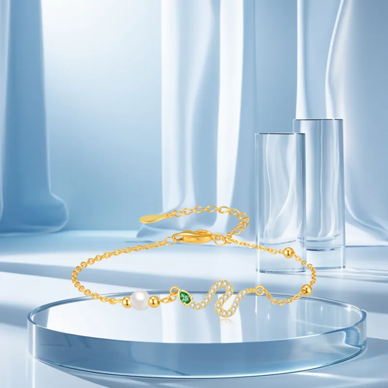 STQ S925 Silver Bracelets Women's Exquisite Box-14