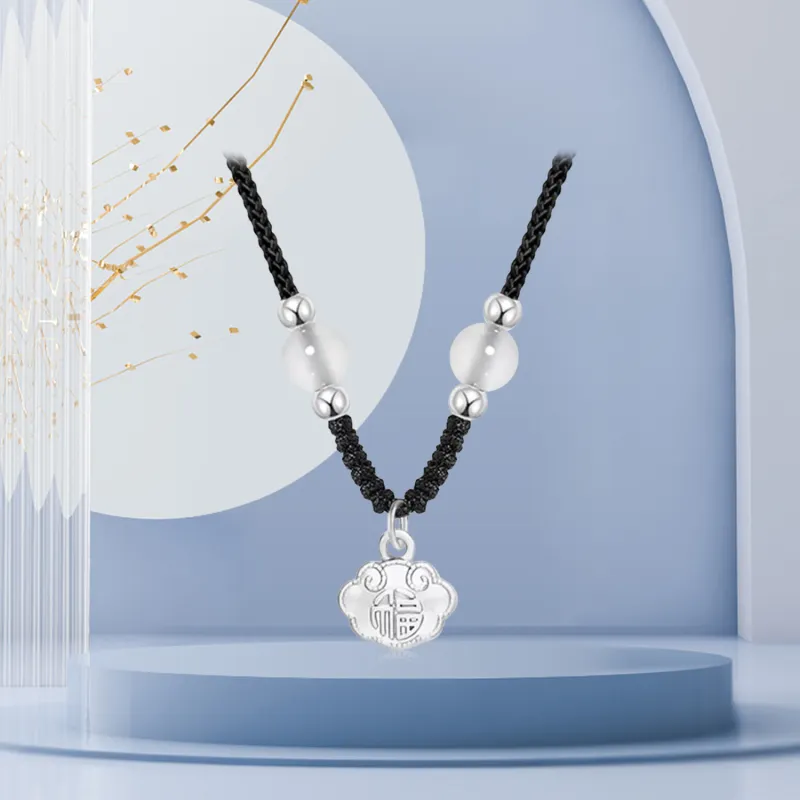 STQ S999 Fine Silver Necklaces Unisex-9