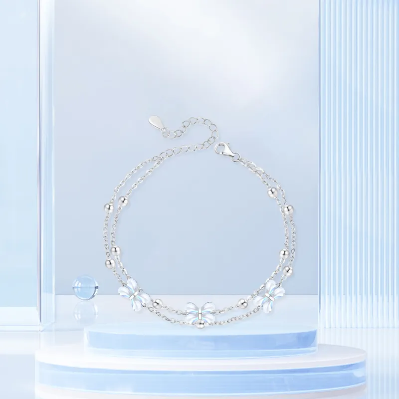 STQ S925 Silver Bracelets Women's Bestie Gift Box Set-4