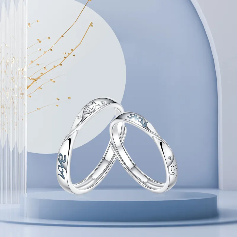STQ 925 Sterling Silver Rings Unisex-1