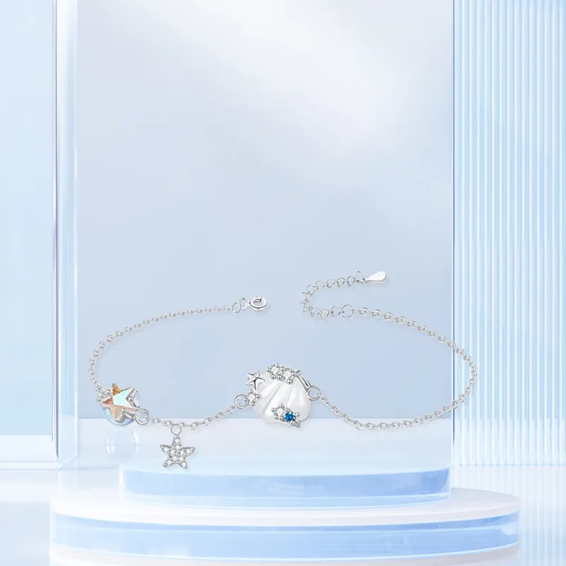 STQ S925 Silver Necklaces Women's Bestie Girlfriend Box-6