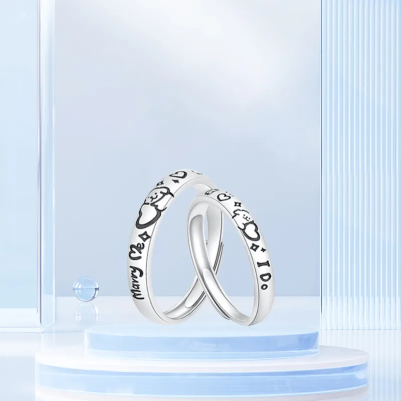 STQ S999 Fine Silver Rings Unisex-4