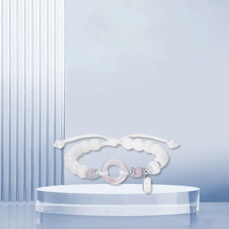 STQ White Jade Bodhi Bracelets Unisex-5