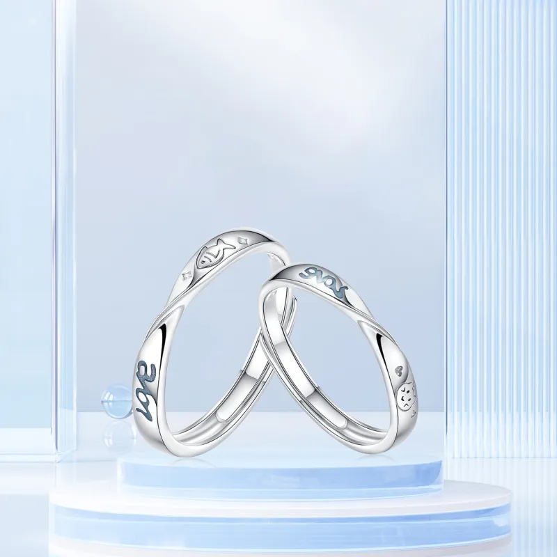 STQ 925 Sterling Silver Rings Unisex-5