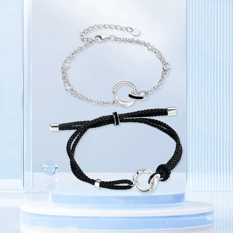 STQ S925 Silver Bracelets Unisex-11