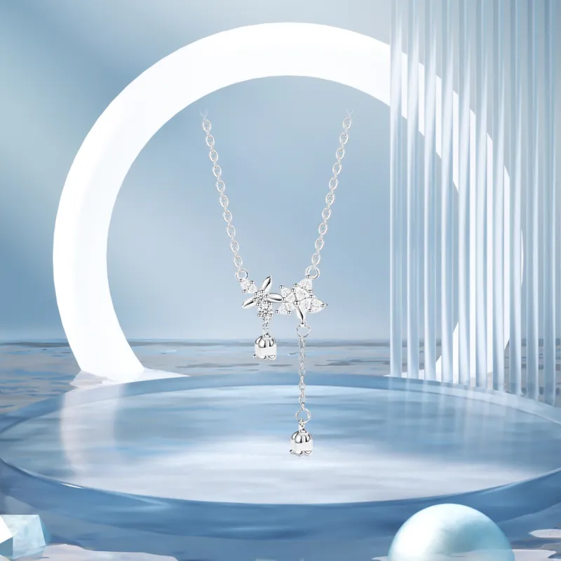 STQ S999 Fine Silver Necklaces Women's Bestie Girlfriend Birthday Box Set-2