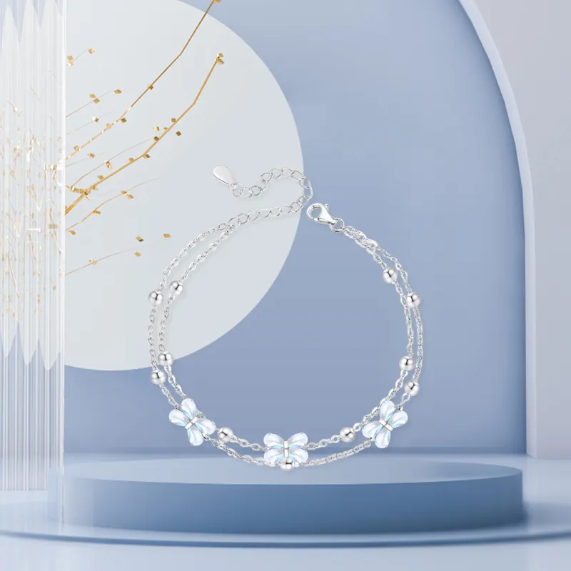 STQ S925 Silver Bracelets Women's Bestie Gift Box Set-1