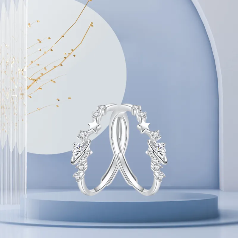 STQ S999 Fine Silver Rings Women's-1