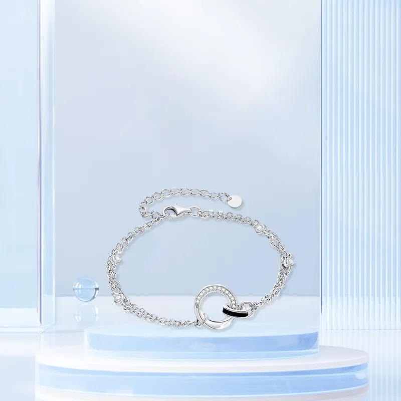 STQ S925 Silver Bracelets Unisex-6