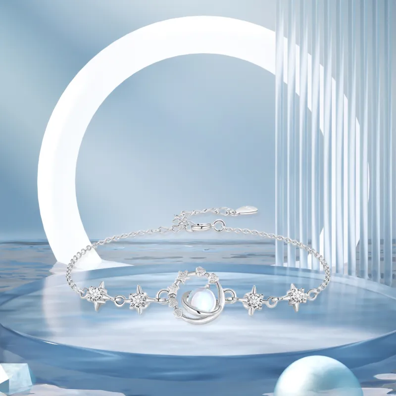 STQ S925 Silver Bracelets Women's Gift Box Set-2