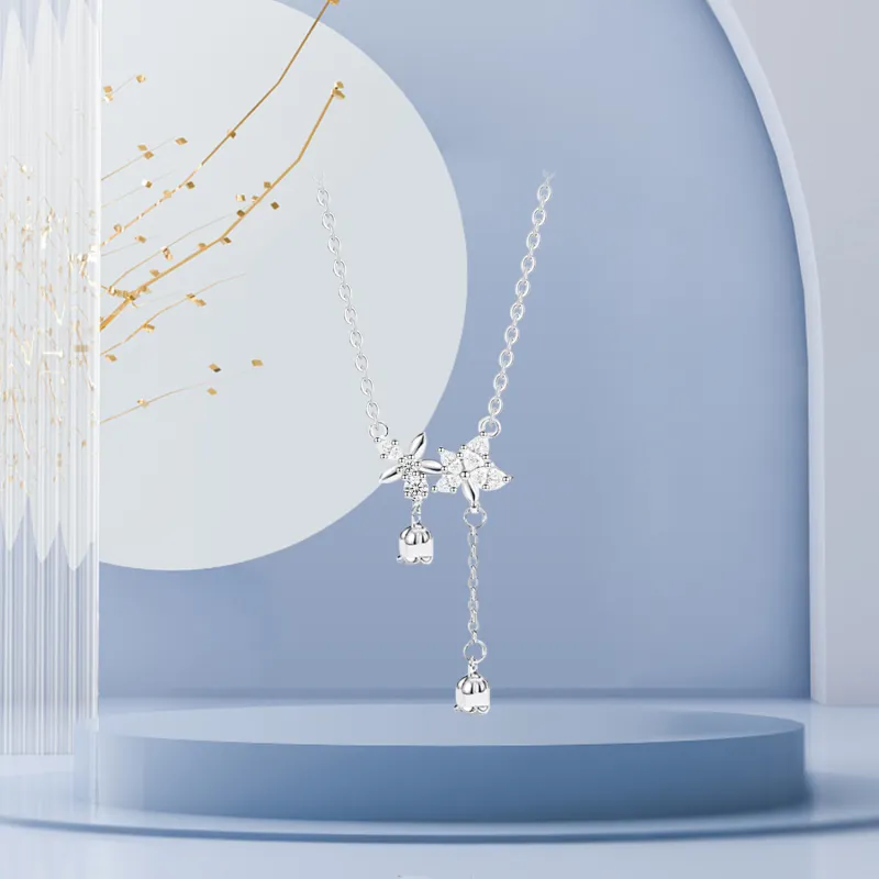 STQ S999 Fine Silver Necklaces Women's Bestie Girlfriend Birthday Box Set-1