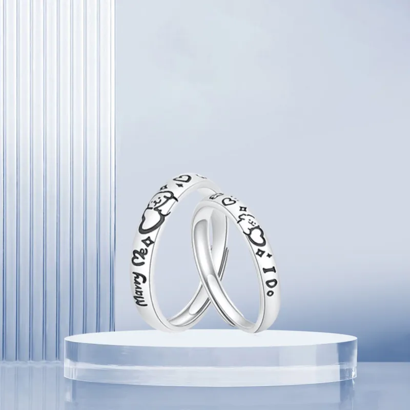 STQ S999 Fine Silver Rings Unisex-3