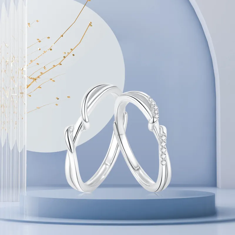 STQ S999 Fine Silver Rings Unisex-5