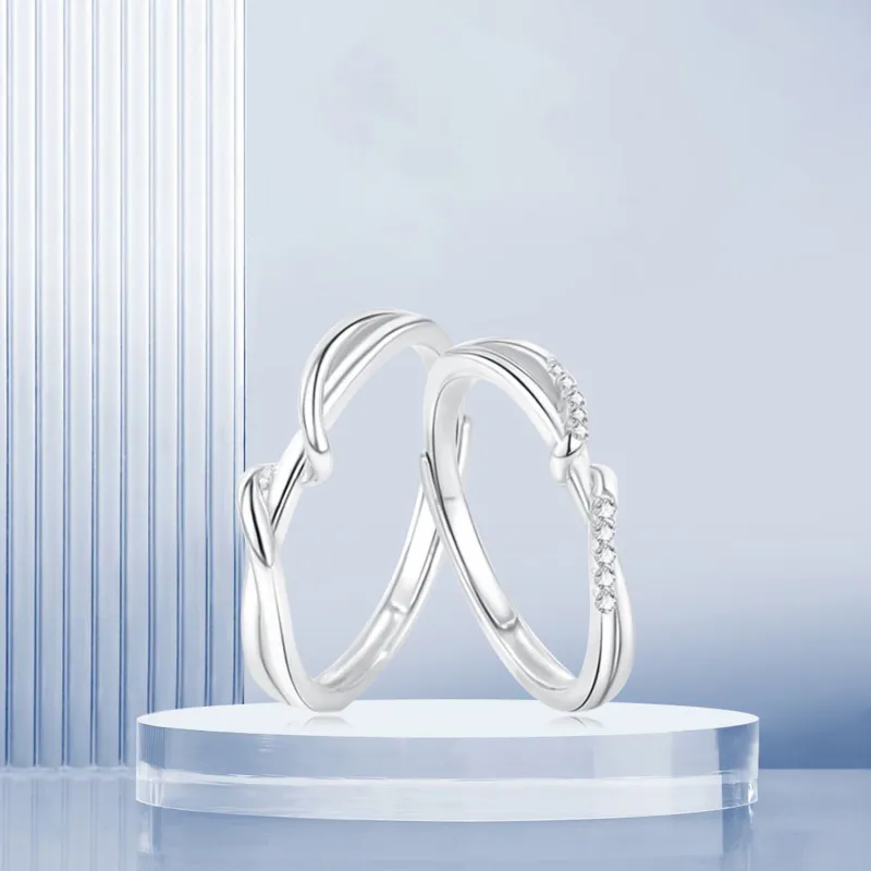 STQ S999 Fine Silver Rings Unisex-3