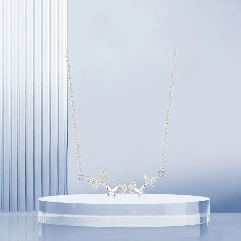 STQ S999 Fine Silver Necklaces Women's Gift Box Set-7