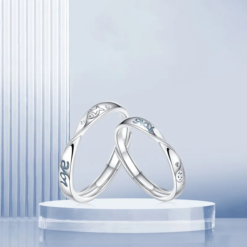 STQ 925 Sterling Silver Rings Unisex-4