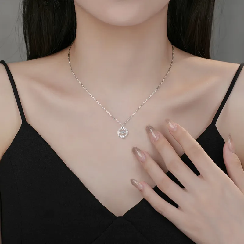 FORCHI Zircon Necklaces Women's Couple's Anniversary Birthday Gift For Girl-1