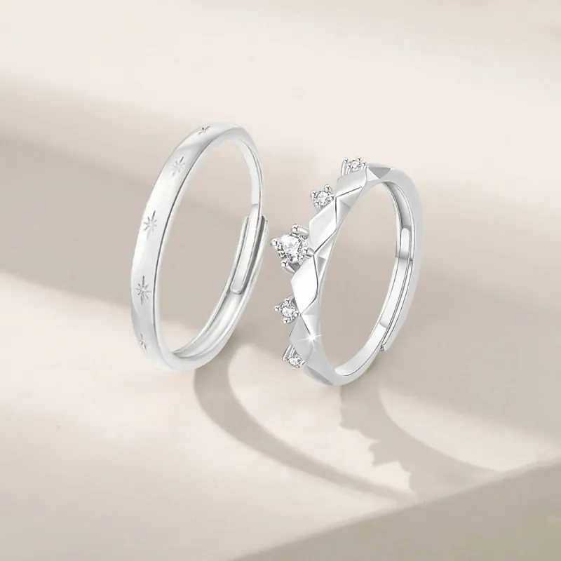 FORCHI Sterling Silver Rings Unisex-5