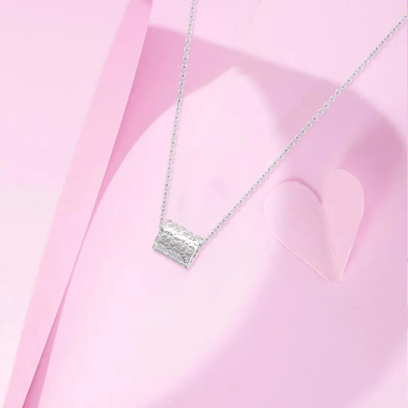 FORCHI 990 Silver Necklaces Women's Couple's Anniversary Birthday Gift-4