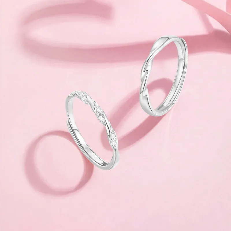 FORCHI Sterling Silver 999 Rings Unisex-4