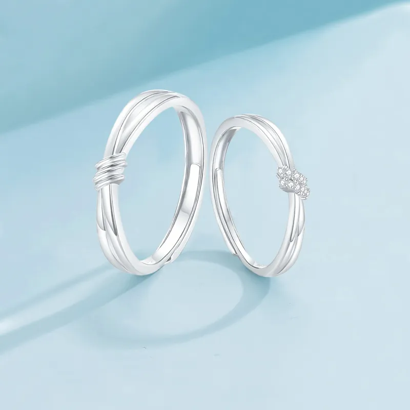 FORCHI Sterling Silver Rings Unisex Girl's Birthday And Anniversary Gift-2