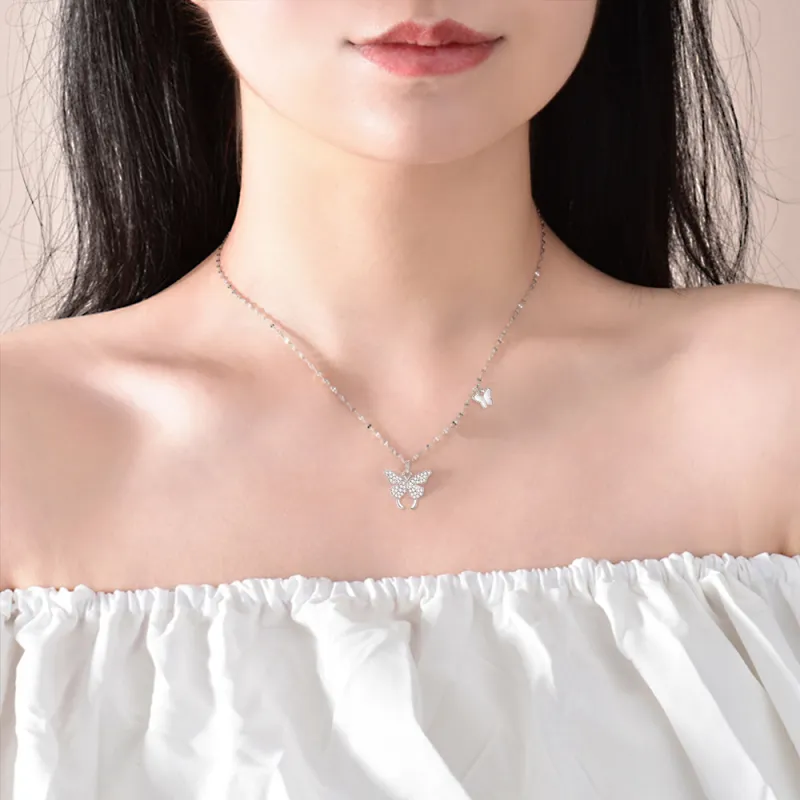 FORCHI Zircon Necklaces Women's Couple's Anniversary Birthday Gift For Girl-1