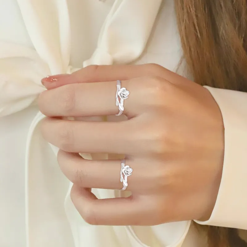 FORCHI Sterling Silver Rings Unisex Birthday Gift Girl-3