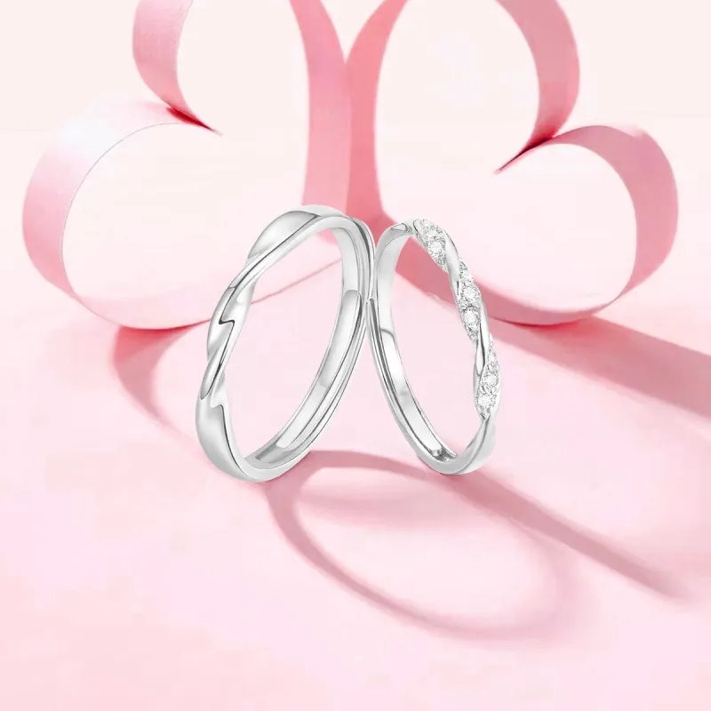 FORCHI Sterling Silver 999 Rings Unisex-2