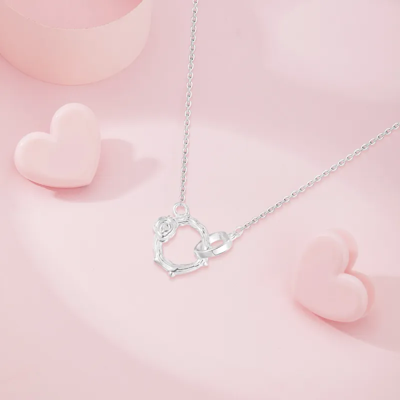FORCHI Sterling Silver Necklaces Women's Couple Anniversary Birthday-4