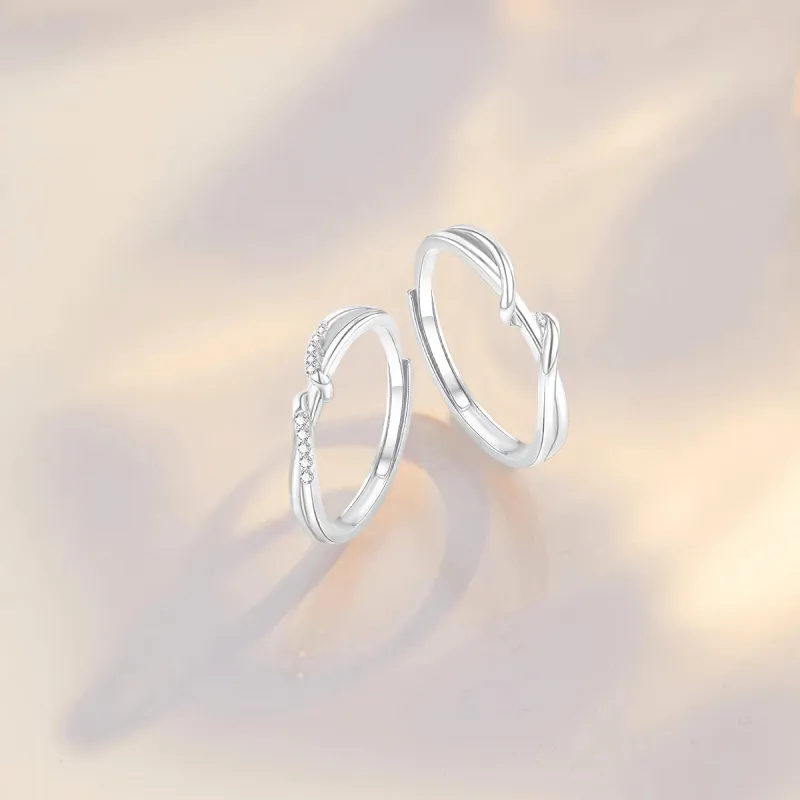 FORCHI Sterling Silver Rings Unisex Anniversary Birthday Gift-4