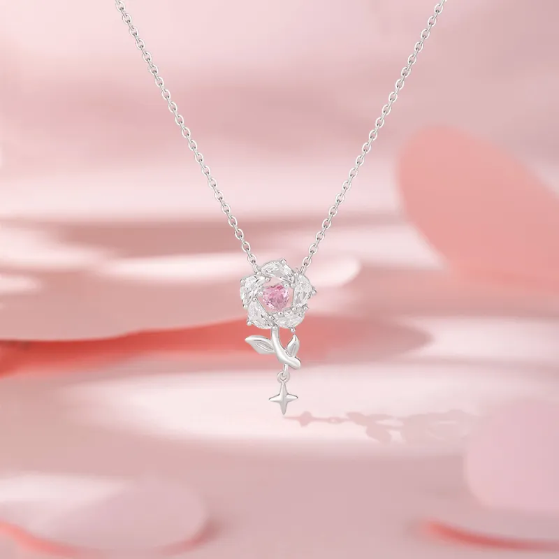 FORCHI S925 Silver Necklaces Women's Dating Confession-2