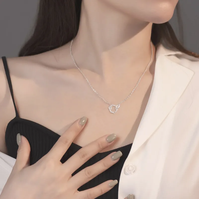FORCHI Sterling Silver Necklaces Women's Couple Anniversary Birthday-3