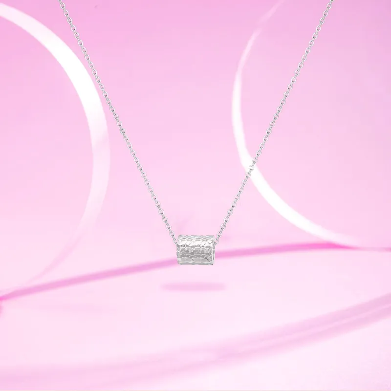 FORCHI 990 Silver Necklaces Women's Couple's Anniversary Birthday Gift-2