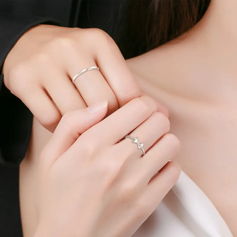 FORCHI Sterling Silver Rings Unisex Bestie Birthday Gift-1