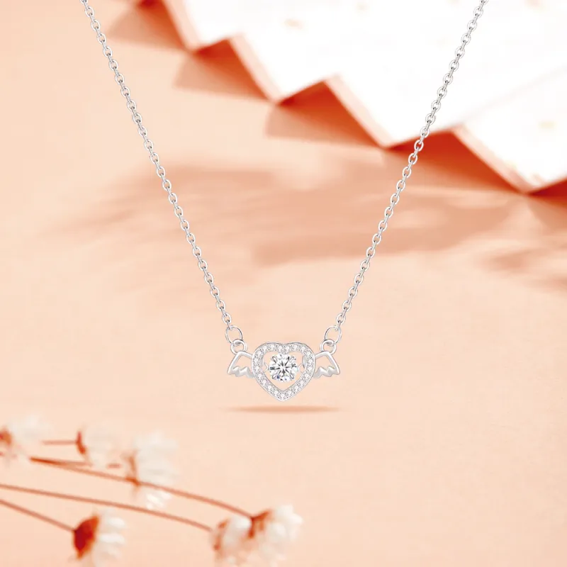 FORCHI Zircon S925 Silver Necklaces Women's Couple's Anniversary Gift For Girl's Birthday-4