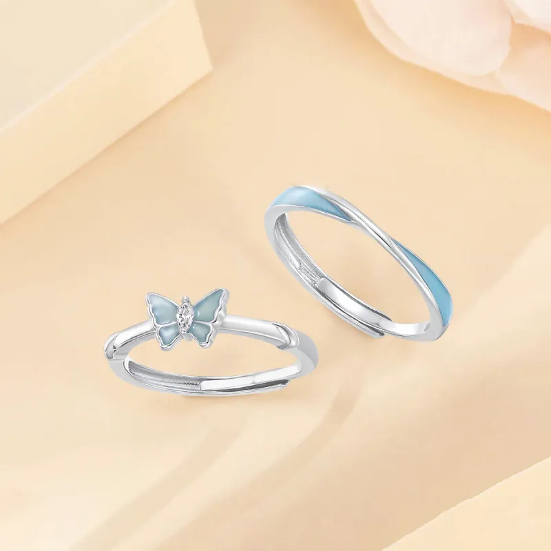 FORCHI Sterling Silver 999 Rings Unisex-5