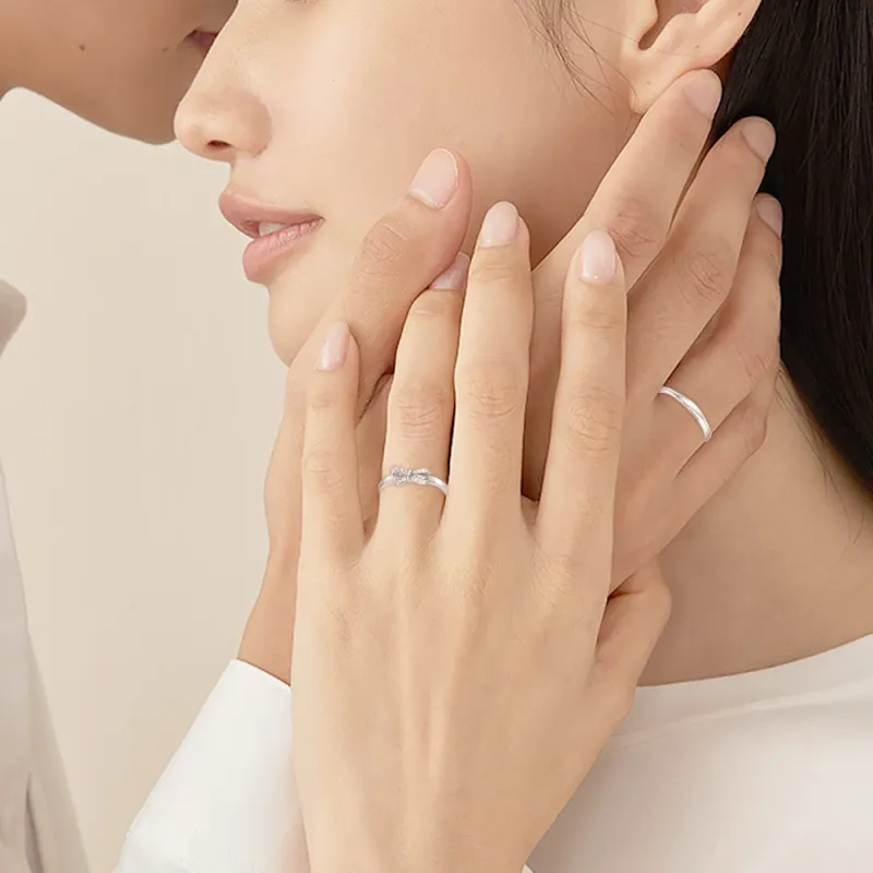 FORCHI Sterling Silver Rings Unisex Birthday And Anniversary Gift-1