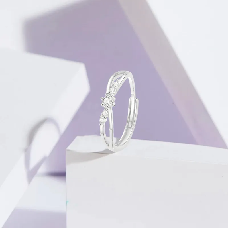 FORCHI Sterling Silver Rings Unisex Anniversary Birthday Gift-4