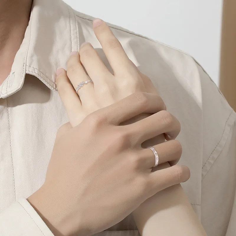 FORCHI 999 Fine Silver Rings Unisex-1