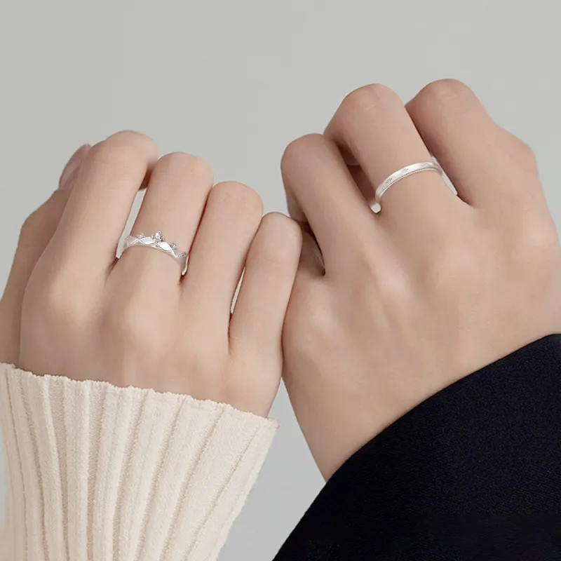 FORCHI Sterling Silver Rings Unisex-4